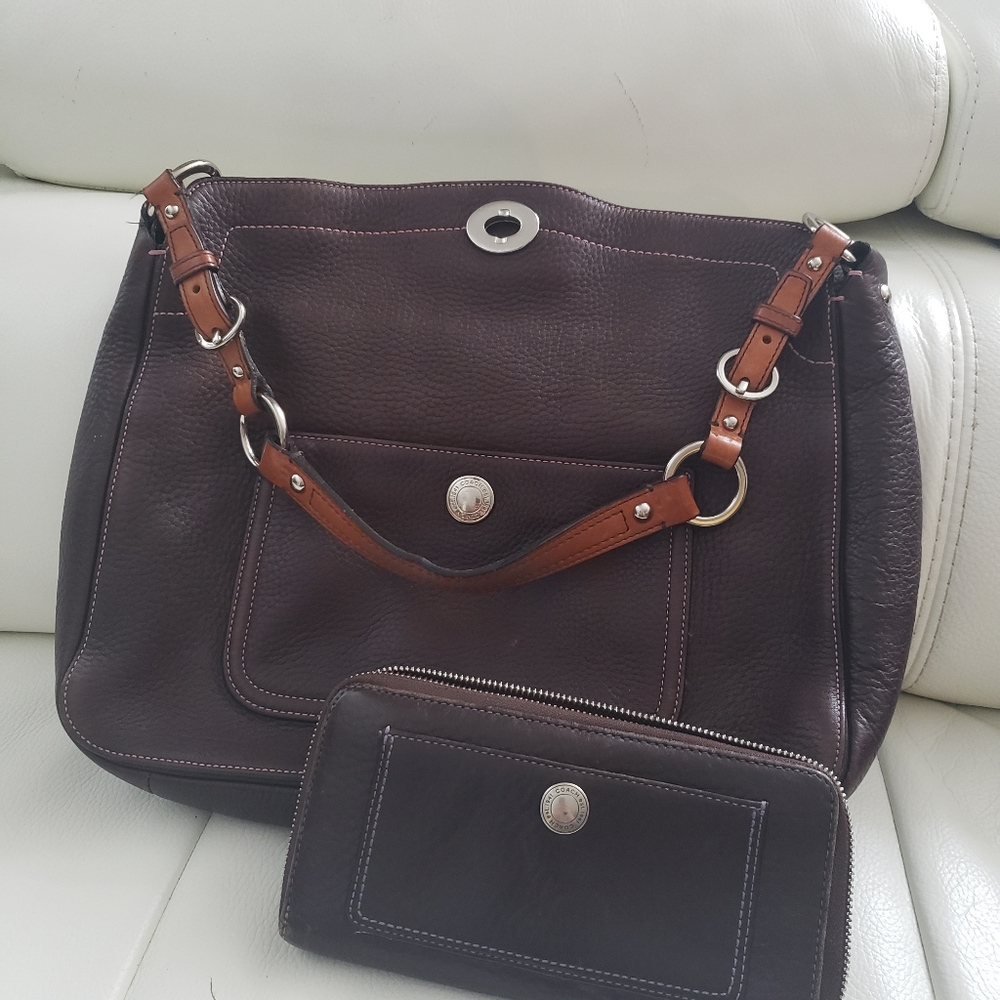 Coach Bag w/ matching wallet